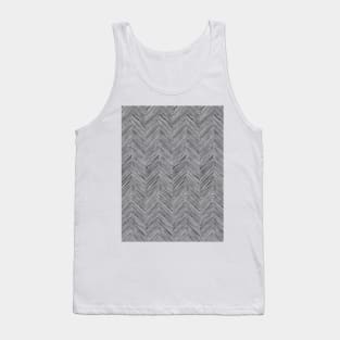 Grey Herringbone Tank Top